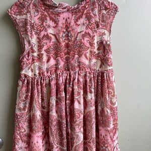 NWT Free People All The Time Velvet Mini Dress in Petal Combo XS